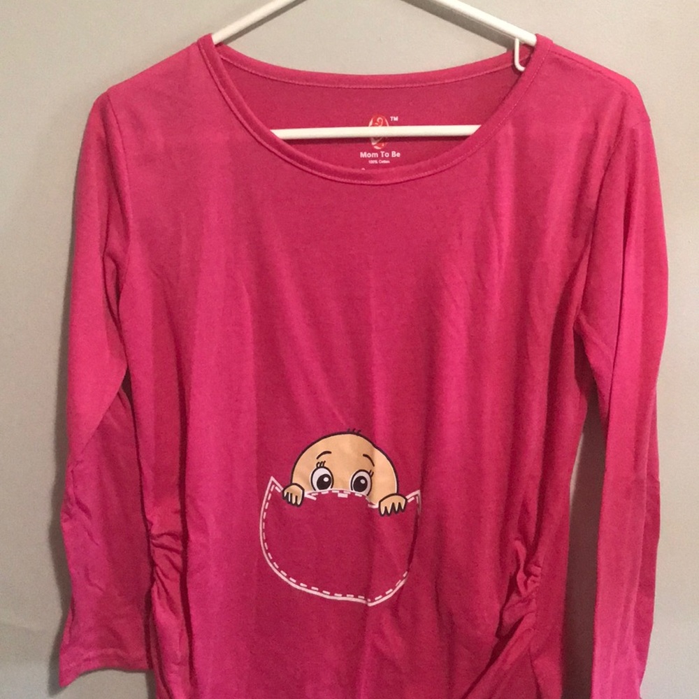 2 for $12! Maternity Shirt with Baby Pocket